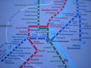 tram lignes of bordeaux